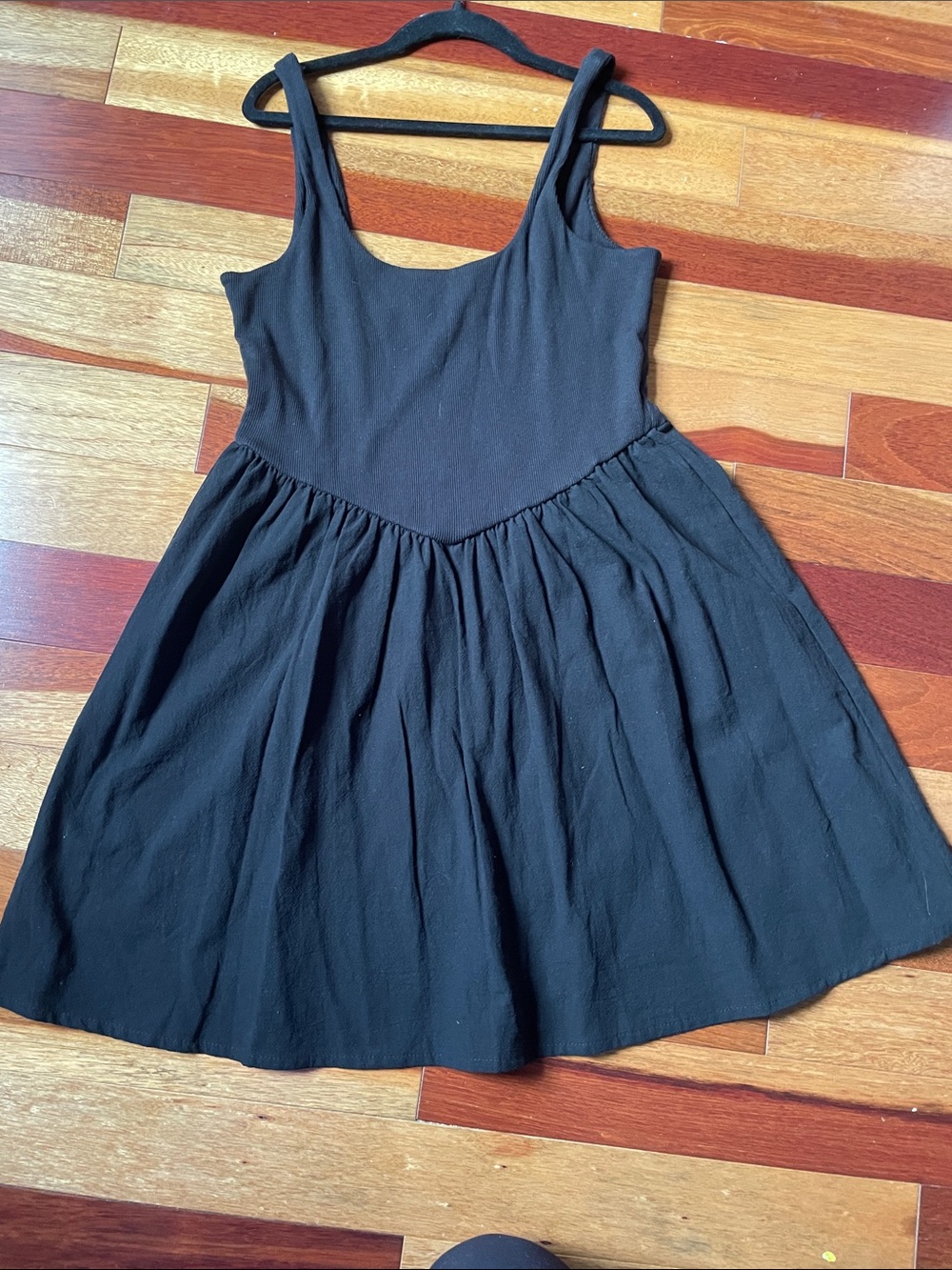 Black women Sleeveless Fit-and-Flare Dress